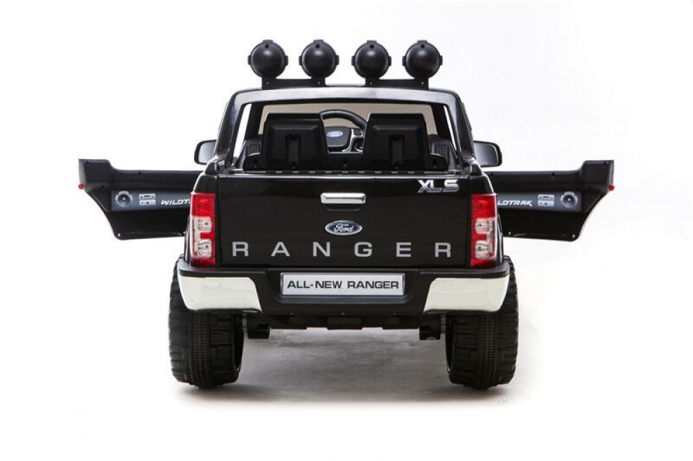 Lizenz Elektro Kinderfahrzeug Ford Ranger in Schwarz
